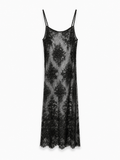 Vestido con transparencias