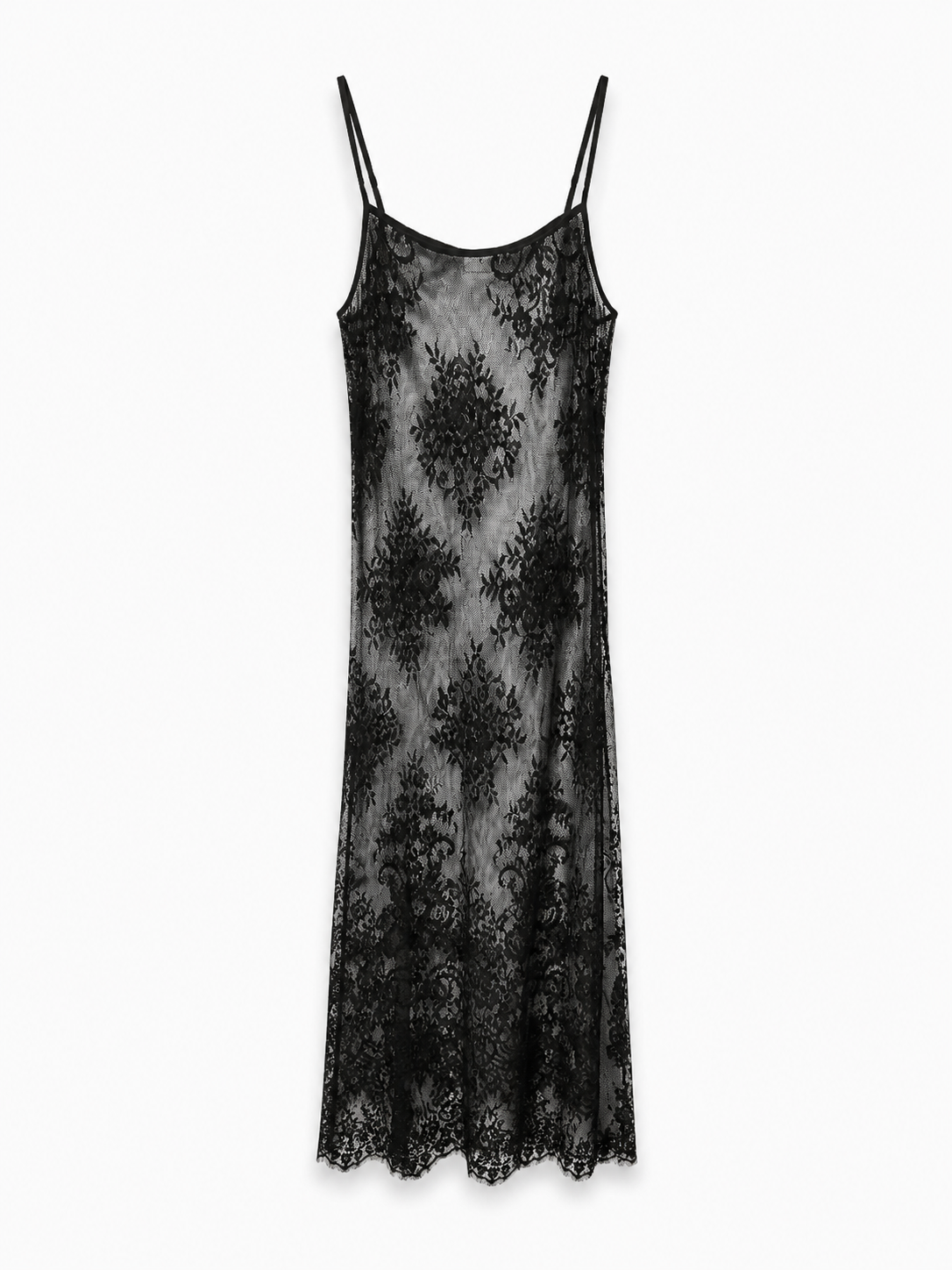 Vestido con transparencias