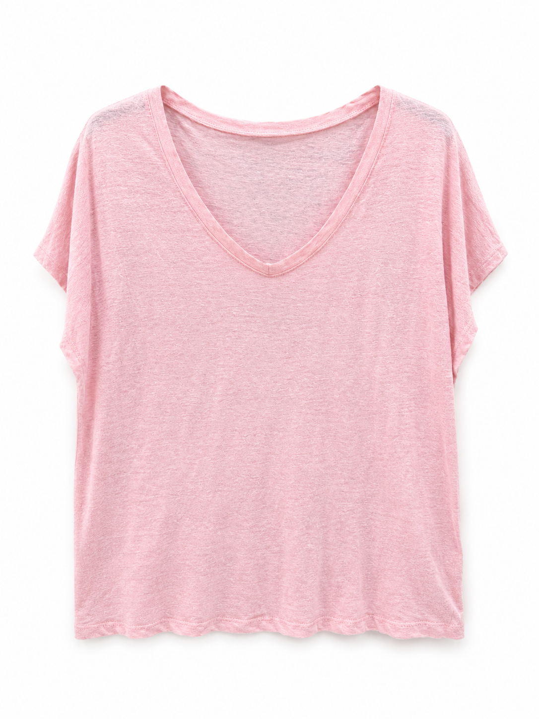 Camiseta fluida rosa