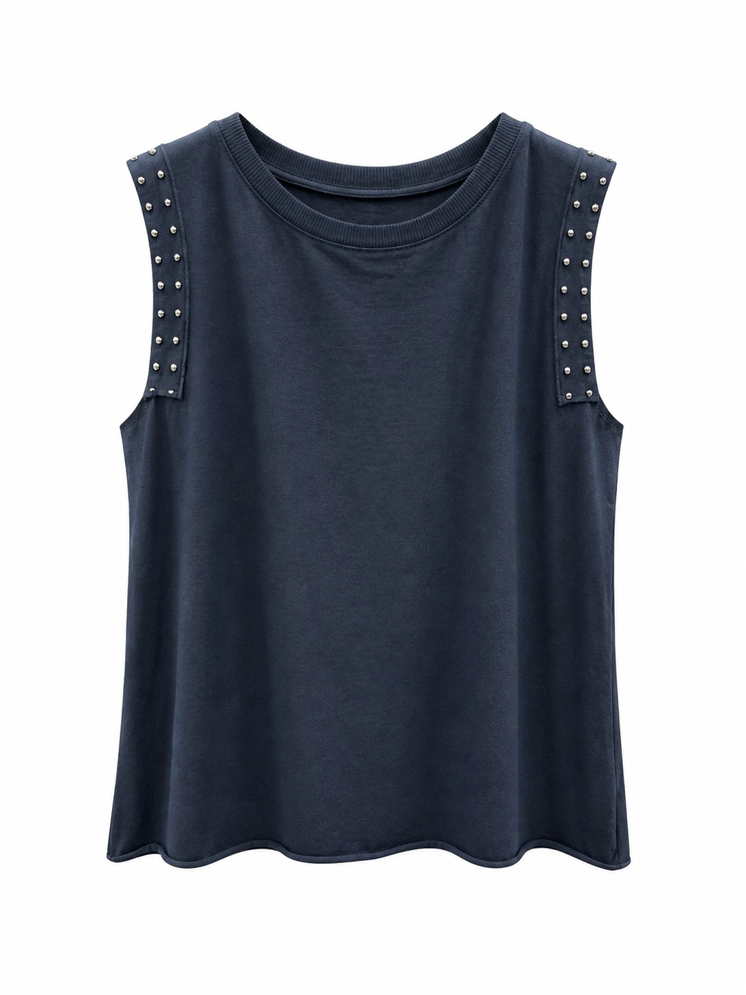Top con tachuelas