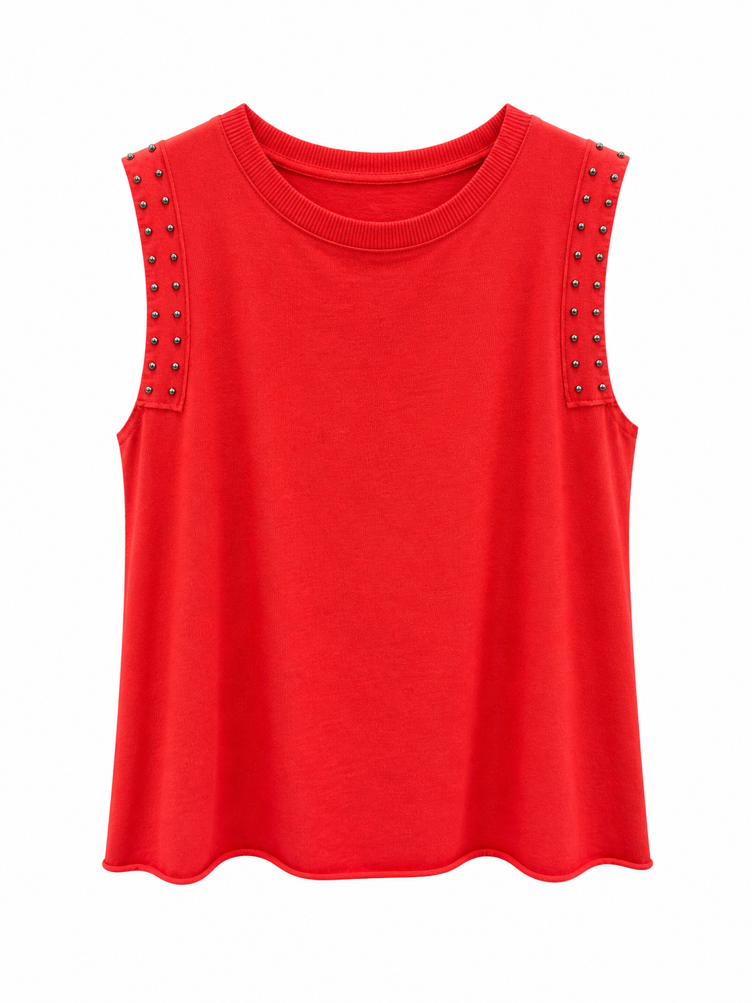 Top con tachuelas