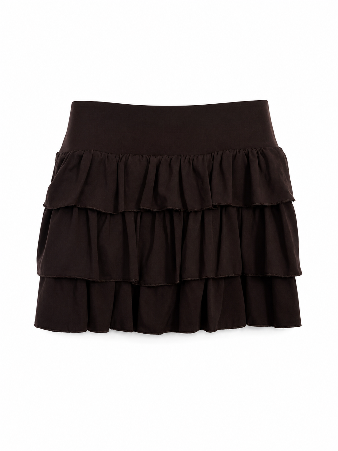 Minifalda volantes