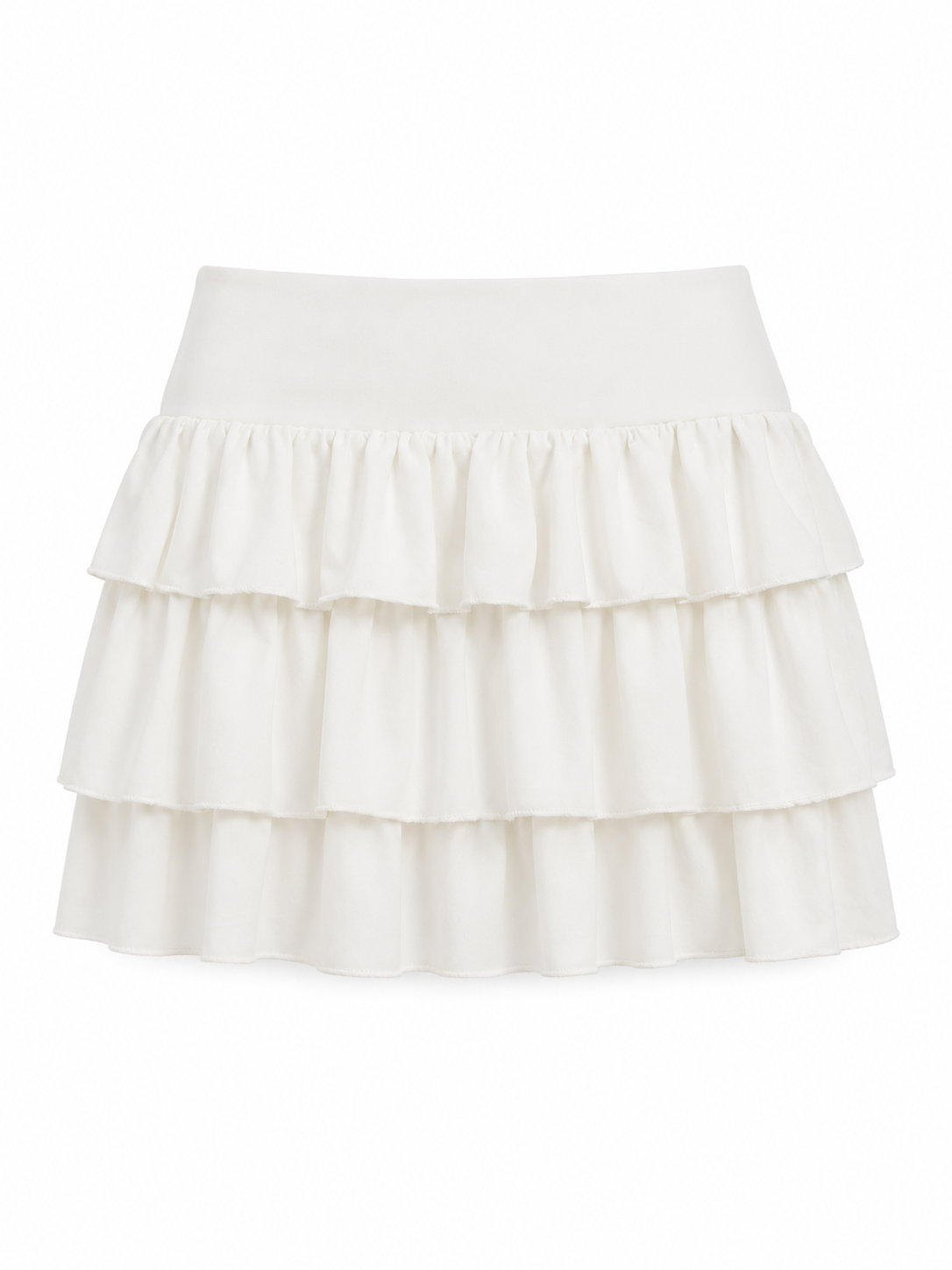 Minifalda volantes
